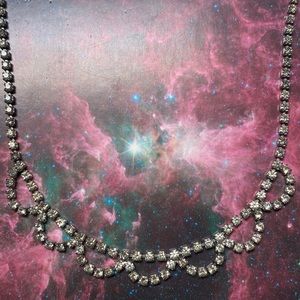 Vintage Costume Rhinestone Necklace